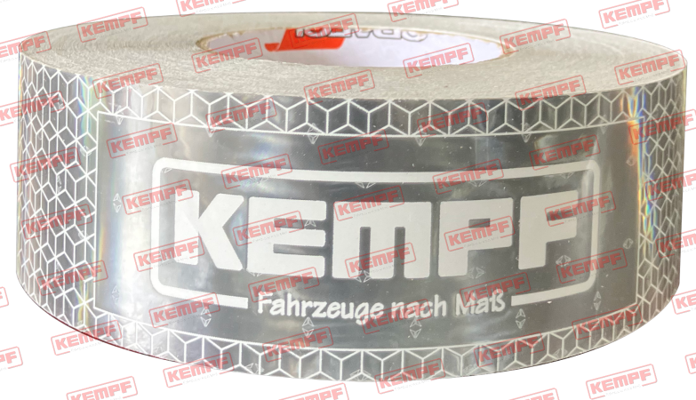 139339 Kempf 139337 Kempf Konturmarkierung, weiß, 55mm, für Festaufbauten
